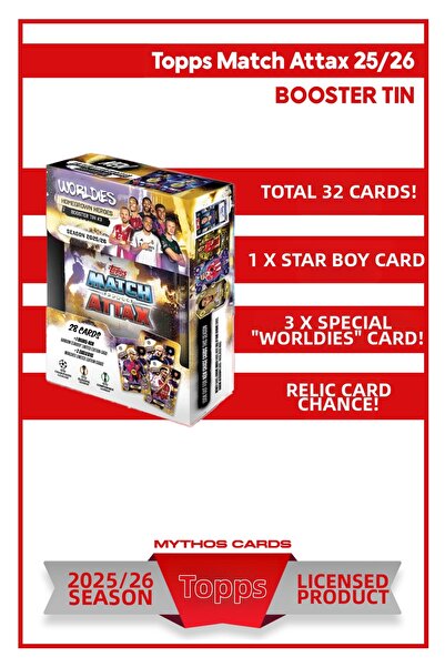 Topps ماتش أتاكس 25/26 - علبة معززات 3 - أبطال محليون