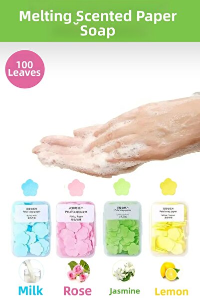 CMT 100 ورقة صابون ورقي معطر صغير قابل للذوبان