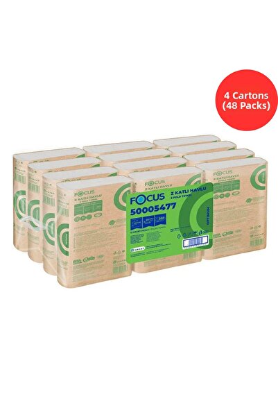 Focus Optimum Z-Ply Paper Towel 22.5×20 cm – 200 Sheets |   48 Pack (50005477)