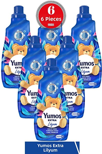 Yumoş Extra Konsantre Çamaşır Yumuşatıcısı Lilyum 6 x 1440 ML