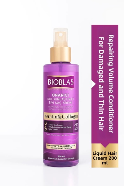 Bioblas Tekutý kondicionér s kolagenem a keratinem 200 ml