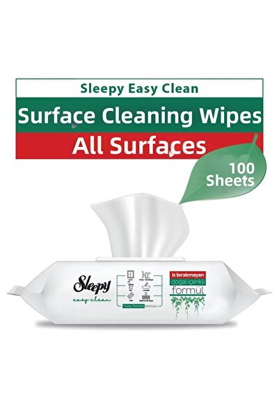 Sleepy منشفة تنظيف الأسطح سهلة التنظيف خالية من البارابين، رائحة الصابون الأب...