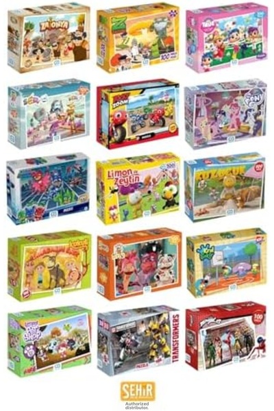 Yıldızan Ricky Zoom 100 Pieces 34X24Cm Children's Puzzle Series 931845
