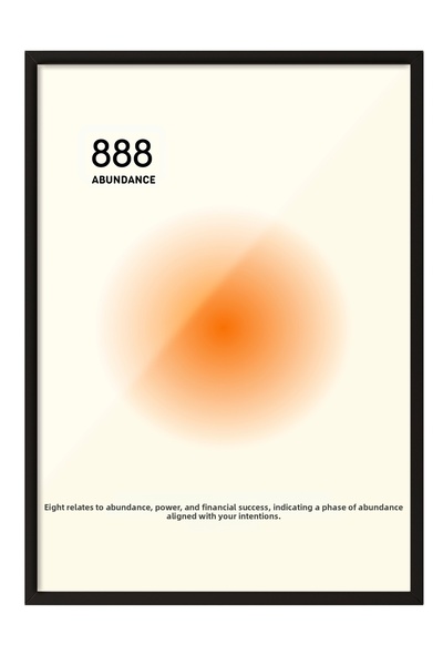 Zestia Tablou de perete cu ramă neagră 888 Abundance – Decor pentru sufrageri...