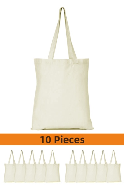 KOSTEBAG حقيبة قماش خام غير مطبوعة 100% قطن |   35×40 سم |   140 جرام/متر مرب...