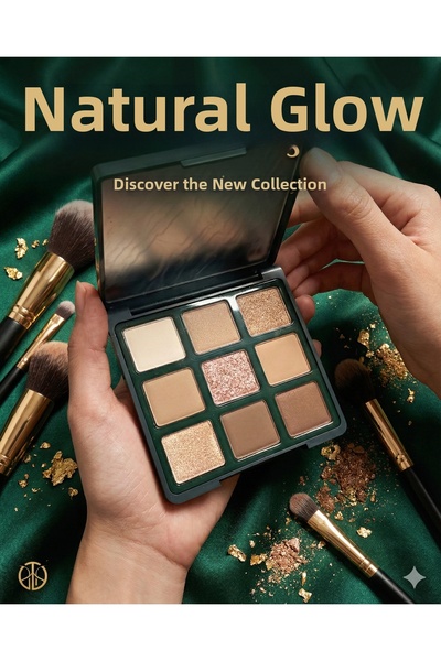 Gege Bear لوحة ظلال العيون من جوجو تيلز مكونة من 9 ألوان – لون طبيعي ولامع – ...