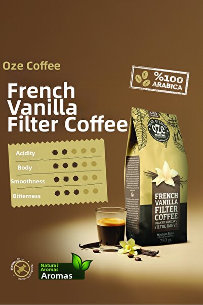 Ozeline مجموعة قهوة أرومالي فلترد ميلت ميتس 3×250 جرام (كريمة أيرلندية، خليط طوال اليوم، فانيليا)