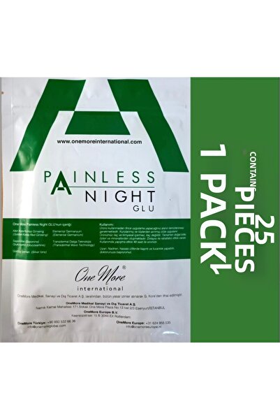 One more international One More Pai̇nlessi̇s Ni̇ght Glu Nose & Back Tape