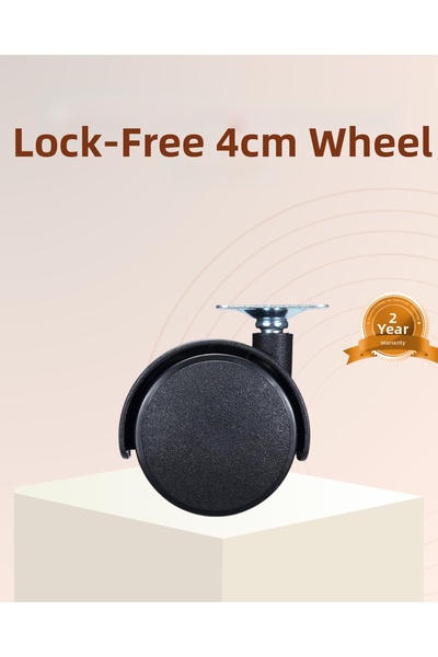 ZERO LAND ساق أثاث SPTRNS بطول 4 سم بدون قفل، ساق طاولة فردية سهلة الدوران (1...