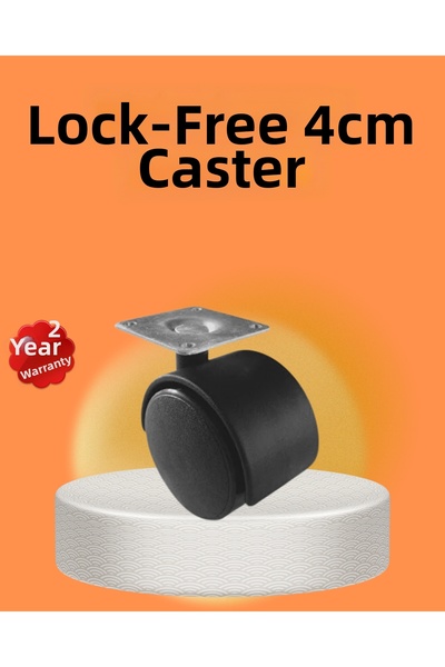 CT STONES Комплект от 4 броя колела без заключване с размер 4 см, безшумни и ...