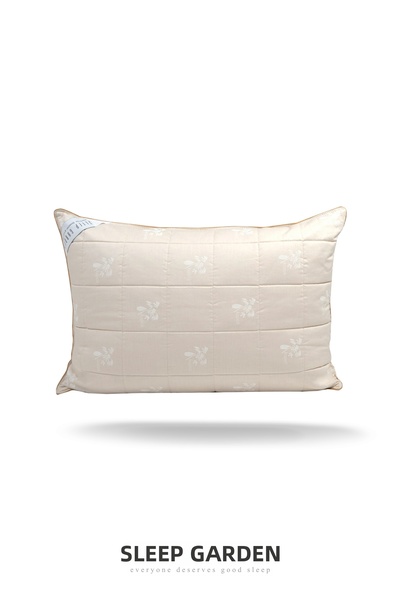 Sleep Garden Капокова възглавница с джутова ленена торбичка (50x70)