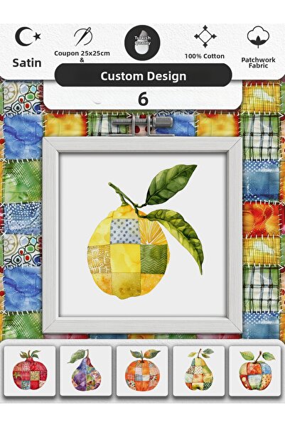 FabricMarket Patchwork Fabric Set – 100% Cotton Patterned Fabric Coupons for Sewing and Hobby