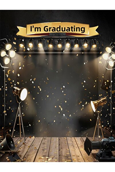 PROMISEBACKDROP2 أنا متخرج، نشاط مدرسي 300x250 سم فون