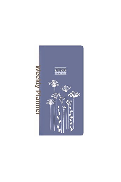 GENC DIJITAL BASKI Седмичен спирален бележник - Лавандула