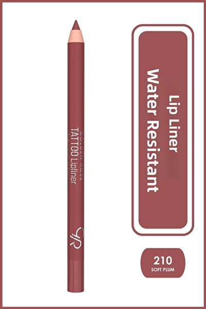 Golden Rose TATTOO LIPLINER NO:210 SOFT PLUM