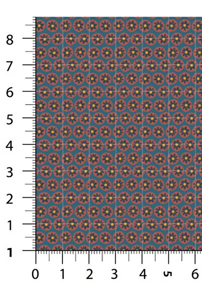 FabricMarket طقم من 6 قطع قماش باتشوورك، مقاس 50×50 سم، قطن 100%، مناسبة للخياطة والأشغال اليدوية