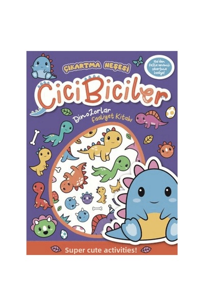 TOYFEST Sticker Joy Cicibiciler Dinosaurs Activity Book