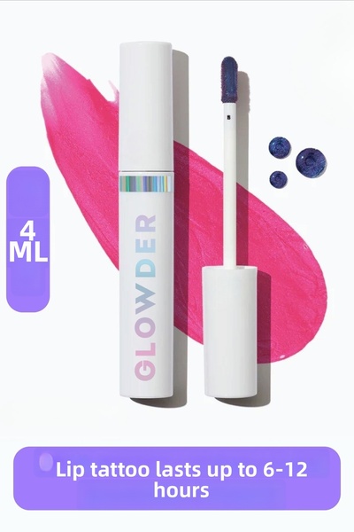 Glowder Natural ملون شفاه دائم لمدة 6-12 ساعة لا يترك أثراً