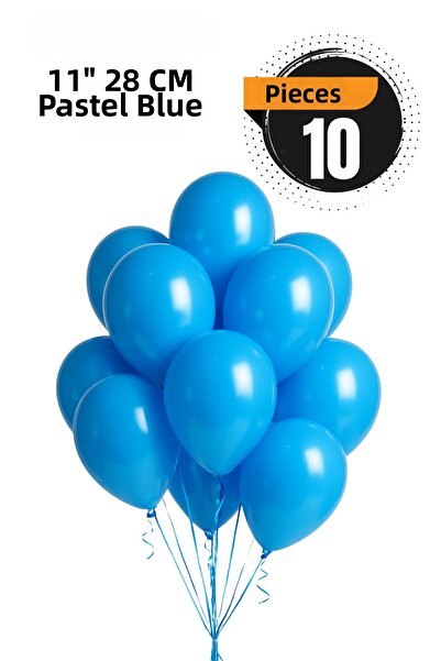 FESTİLO Pastel Balloon 11 Inc 28 cm Birthday Party Supplies 10 Pieces
