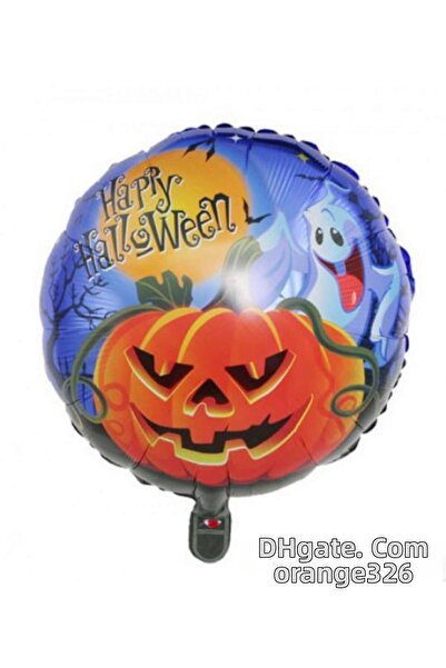 ZERO LAND بالون من الفويل من SVL-SHOP Happy Halloween (214713) مقاس 18 بوصة