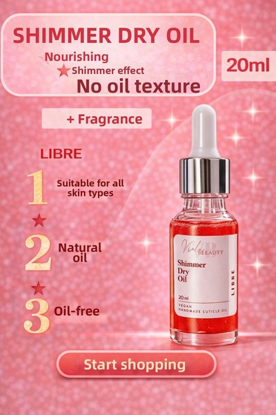 VIOLA BEAUTY Shimmer Dry Oil - Dry Oil "Nail and Cuticle Softener Cuticle Car...