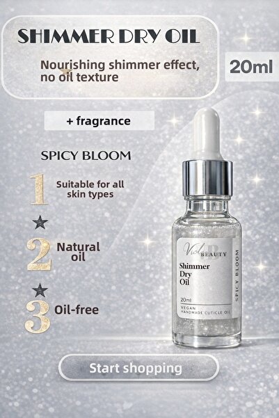VIOLA BEAUTY Shimmer Dry Oil - Dry Oil "Nail and Cuticle Softener Cuticle Car...