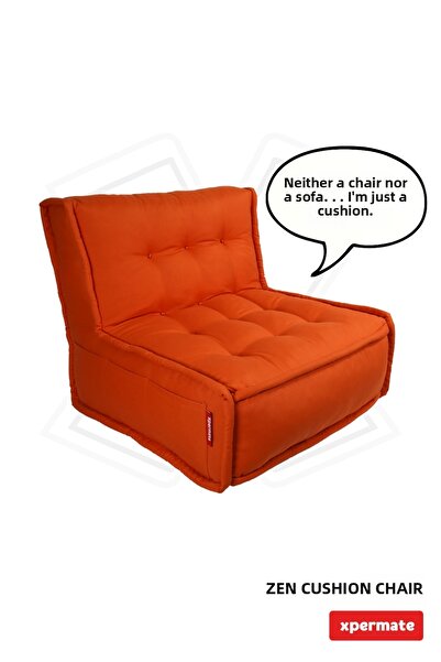 XPERMATE Μαξιλάρι καθίσματος με πλάτη Σκανδιναβικό εργονομικό κάθισμα δαπέδου Μαξιλάρι καθίσματος με πλάτη 80x60 Tile Zen