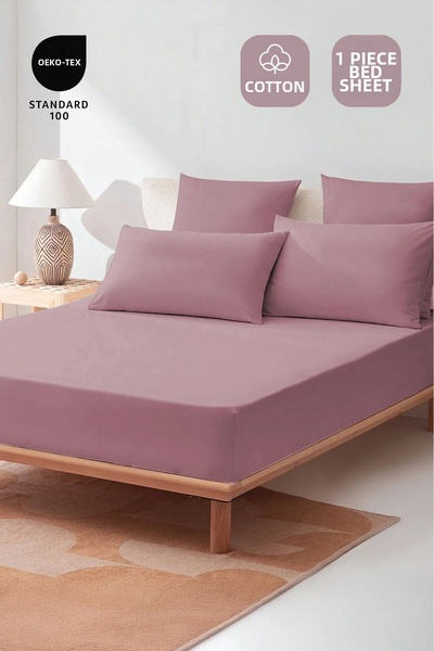 Owra ملاءة سرير من القطن الممشط مطاطية مقاس مفرد مزدوج مقاس 100x200، 160x200، 180x200