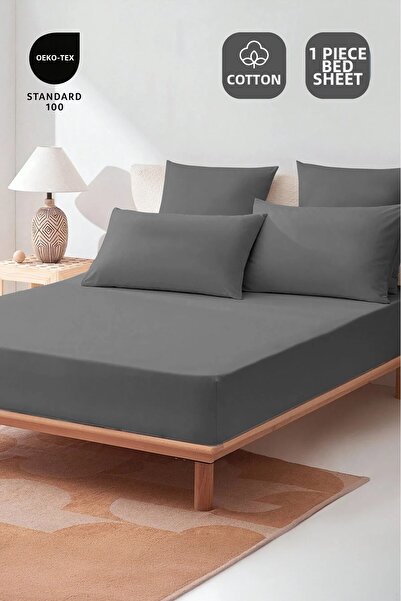 Owra Elastic Cotton Fitted Combed Sheet Single Double King Size Bed 100X200, 160X200, 180X200