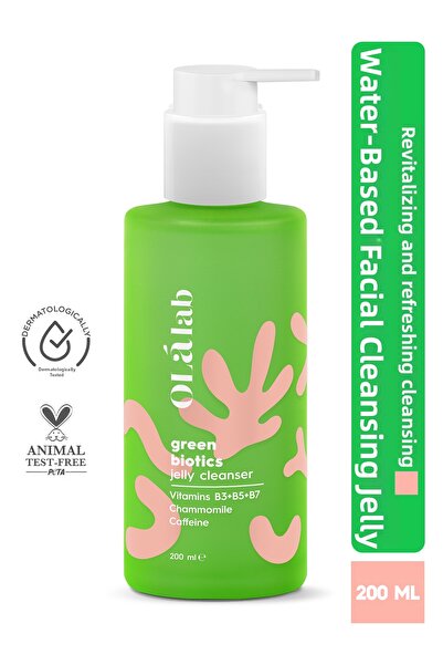 OlaLab جل تنظيف الوجه للمكياج مع حاجز إصلاح البروبيوتيك 200 مل