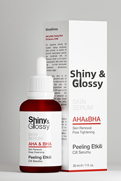 Shiny Glossy By Pürnatura Shiny Glossy Aha Bha Peeling Effective Skin Serum 3...