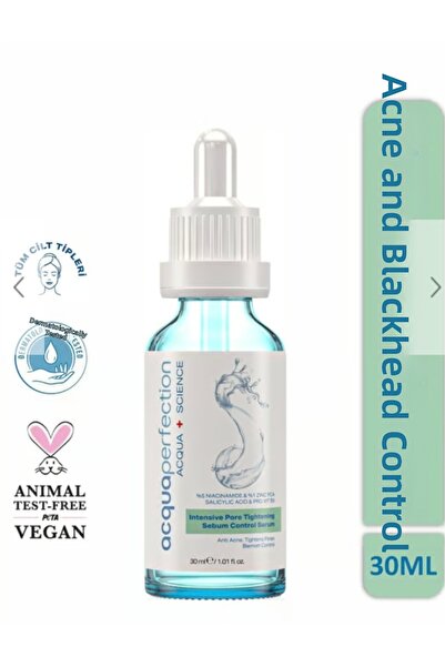 Acqua سيروم بيرفيكشن المكثف لتضييق المسام وموازنة الدهون ومكافحة الرؤوس السود...