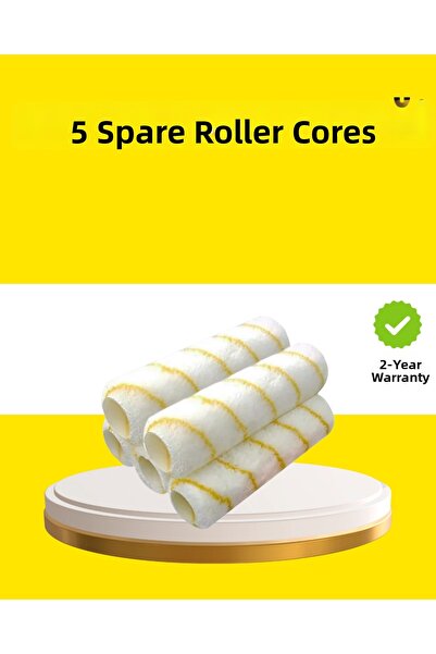 shopwave مجموعة من 5 رولات طلاء ذات صناعة دقيقة، طلاء ناعم ومساوئ