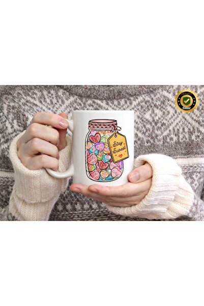 WİLLOW STORE Valentine's Day, Special for Lovers, Love, Affection Porcelain M...