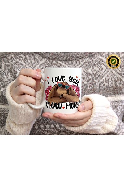 WİLLOW STORE Valentine's Day, Special for Lovers, Love, Affection Porcelain M...