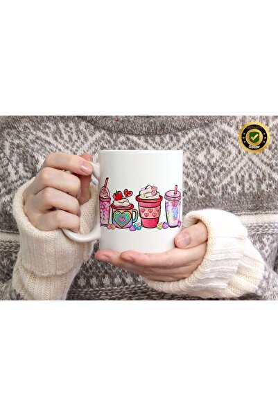 WİLLOW STORE Valentine's Day, Special for Lovers, Love, Affection Porcelain M...