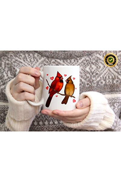 WİLLOW STORE Valentine's Day, Special for Lovers, Love, Affection Porcelain M...