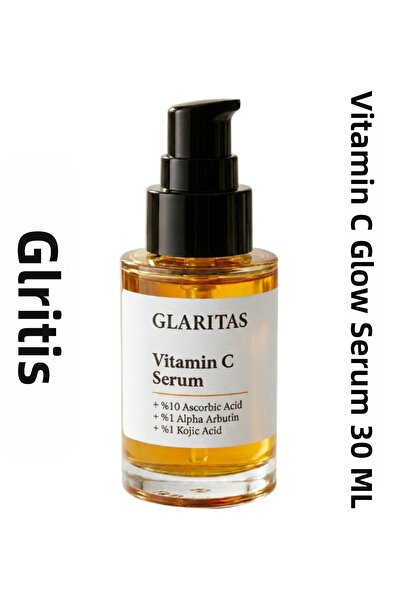 Glaritas سيروم فيتامين C المضاد للعيوب والتفتيح، 10% حمض الأسكوربيك، 1% أربوت...
