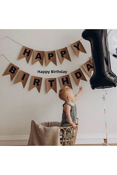 MERİ PARTİ ΜΑΥΡΟ ΚΡΑΦΤ ΣΕΤ ΜΠΑΝΕΡ ΓΙΑ ΤΑ ΓΕΝΕΘΛΙΑ ΜΕ ΜΑΥΡΟ ΑΡΙΘΜΟ 1 ΑΠΟ ΦΥΛΛΟ...