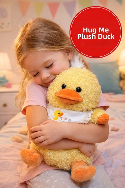 TOYFEST لعبة البط القطيفة – لعبة ناعمة ومريحة للأطفال والرضع