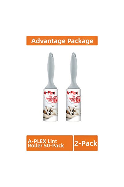 A-PLEX Lint Roller 2 X 50Pcs 4 Pieces