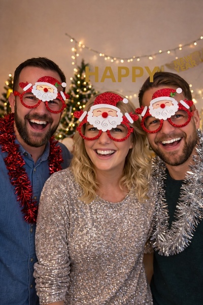 Waldern نظارات حفلات عيد الميلاد تحت عنوان العام الجديد