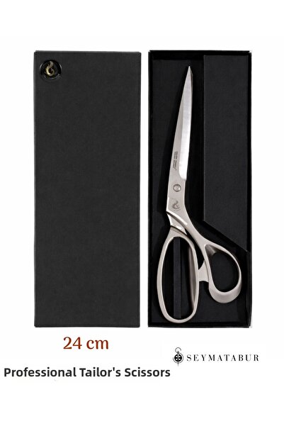 BALIM ÖRGÜ EVİ مقص خياطة احترافي من الفولاذ مقاس 24 سم حاد ومتين ومريح