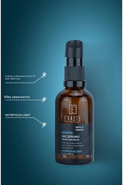 ERASTE New Nourishing and Protective Keratin Hair Care Serum 50 ml