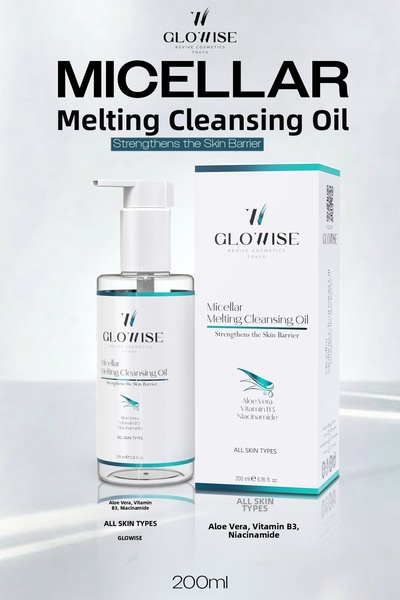 GLOWISE زيت ميسيلار لتنظيف الوجه 200 مل