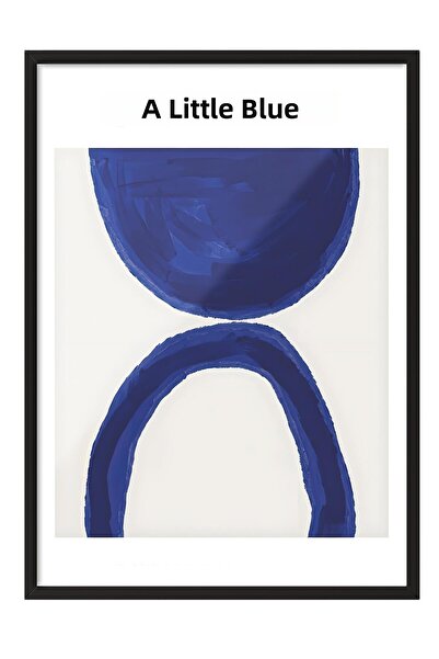 Postifull Tablou cu rama neagra, set de postere si rame, seria Un Po' Di Blu Comfort NR:108603
