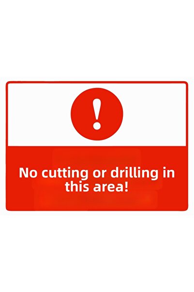 ZiPrinter No Cutting or Welding Work Is Permitted in This Area Isg Warning Si...
