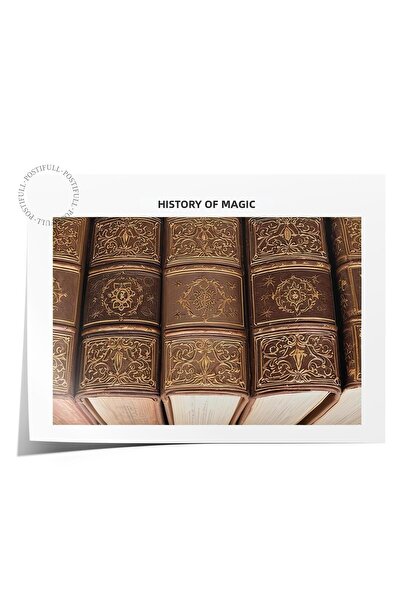 Postifull Poster Magic Books, poster de perete fără cadru, pictură orizontală...
