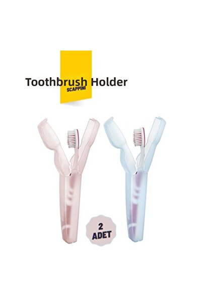 EASERA TİCARET 2-Pack Toothbrush Holder with Lid - Hygienic and Stylish Bathr...