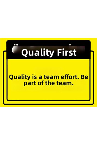 ZiPrinter الجودة أولاً. الجودة هي العمل الجماعي، اكن من جزء من الفريق، لافتة ...